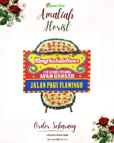 Bunga Papan Congratulation di Bukit Lama
